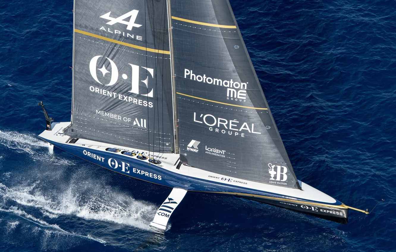 Photo wallpaper race, boat, speed