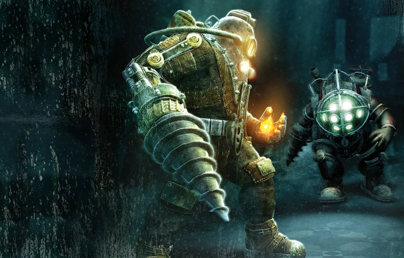 Photo wallpaper bioshock, big, Daddy