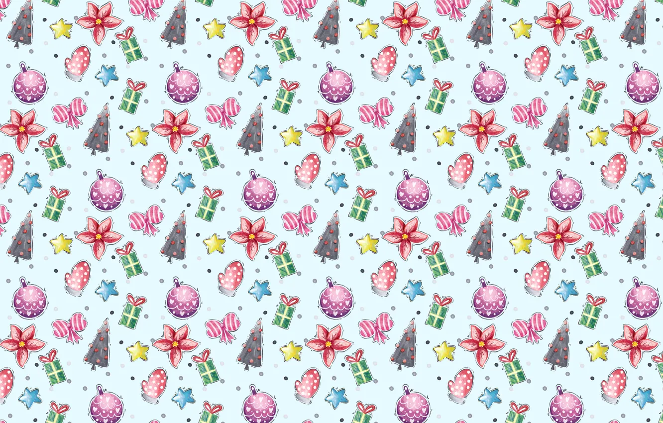 Photo wallpaper decoration, background, pattern, new year, Christmas, Christmas, background, pattern