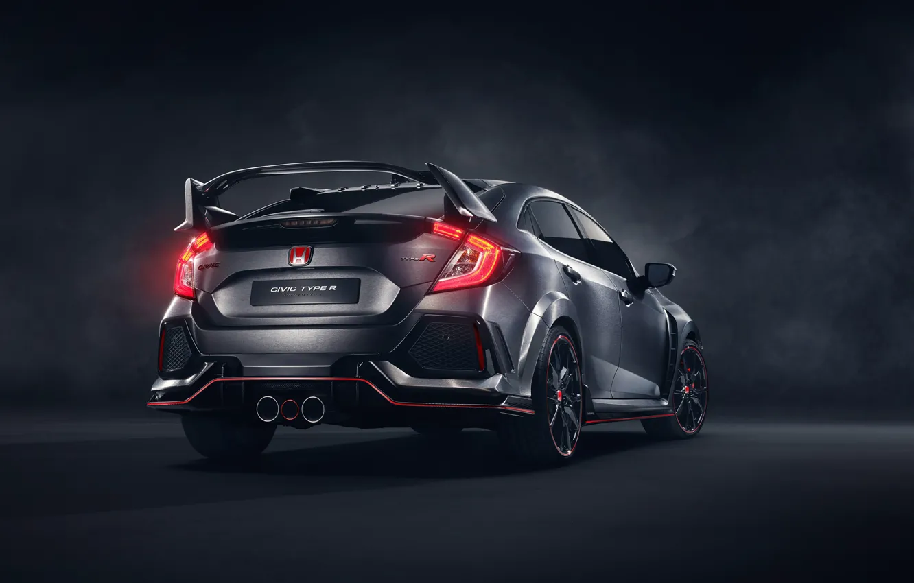 Photo wallpaper Honda, Honda, Civic, Civic, 2018 Honda Civic Type R