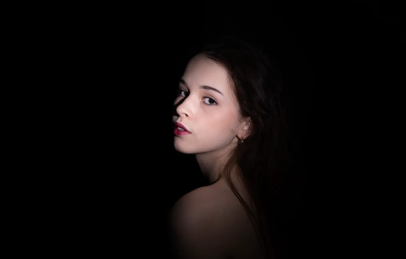 Photo wallpaper girl, portrait, Leah H