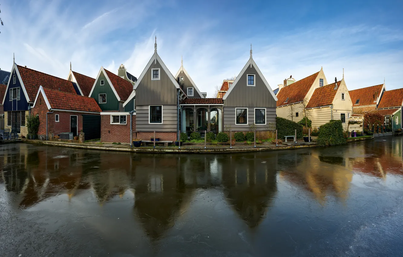 Photo wallpaper street, home, Netherlands