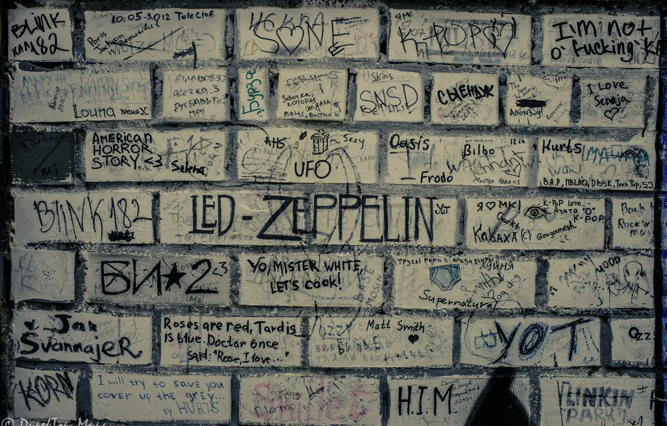 Photo wallpaper wall, the inscription, Ekaterinburg, EKB