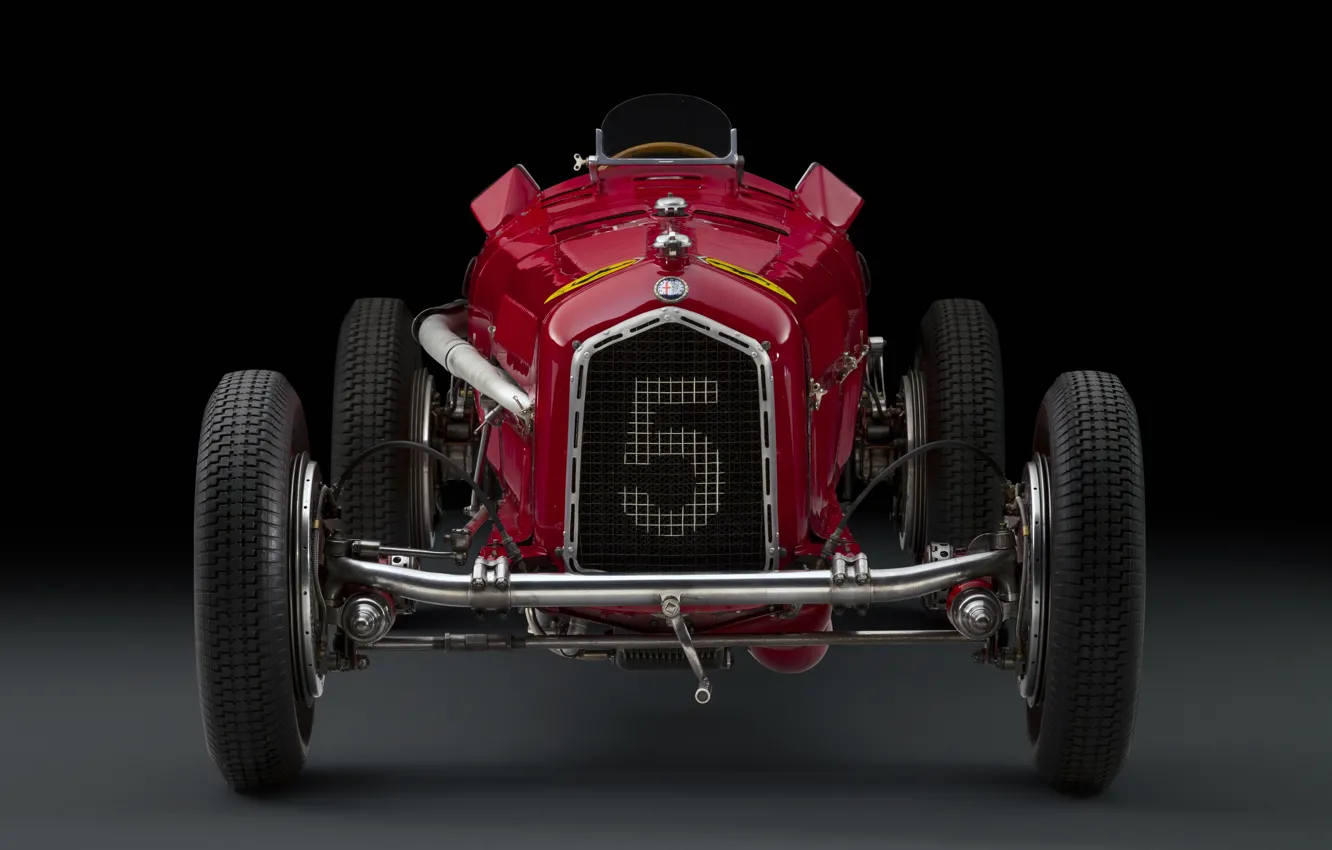 Photo wallpaper Alfa Romeo, Classic, Scuderia Ferrari, 1932, Grand Prix, Classic car, Sports car, Grille