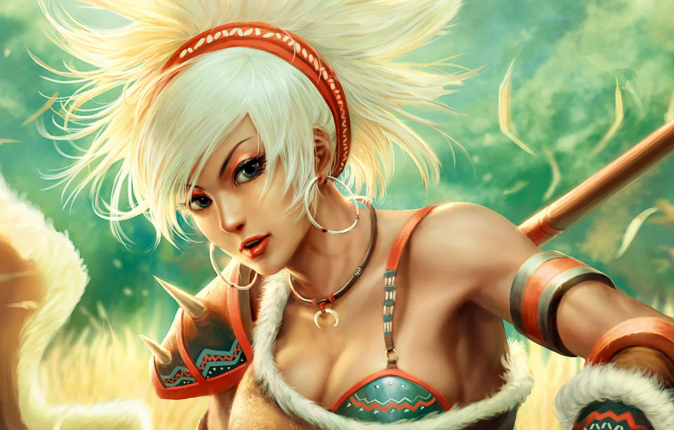 Photo wallpaper look, girl, decoration, fantasy, art, chrisnfy85, savage, generals order