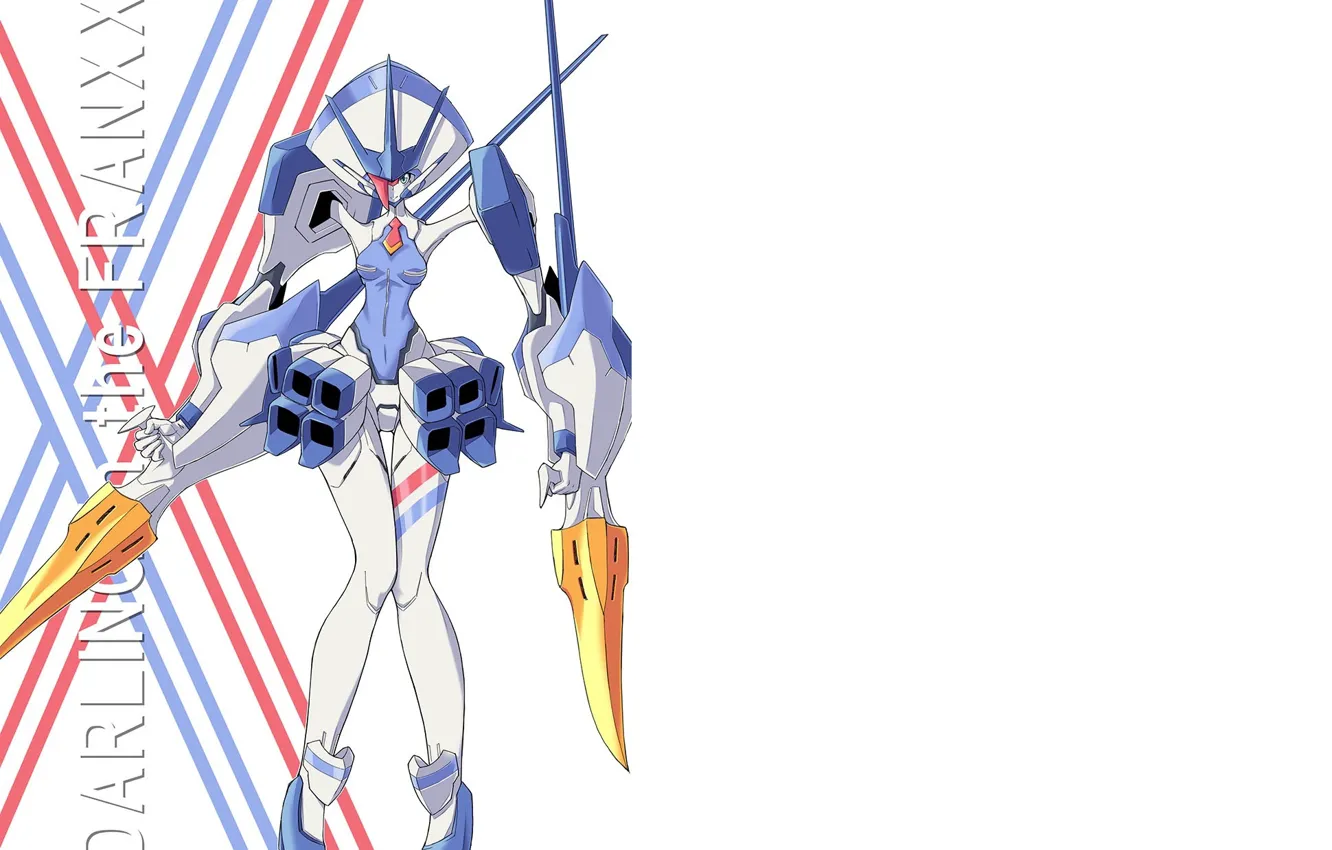 Photo wallpaper robot, Delphinium, Darling In The Frankxx, Cute in France, Franks