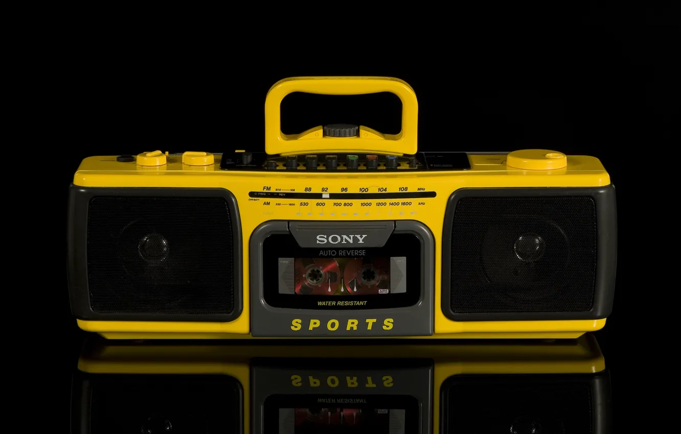 Photo wallpaper retro, Sony, classic, tape, CFS-930