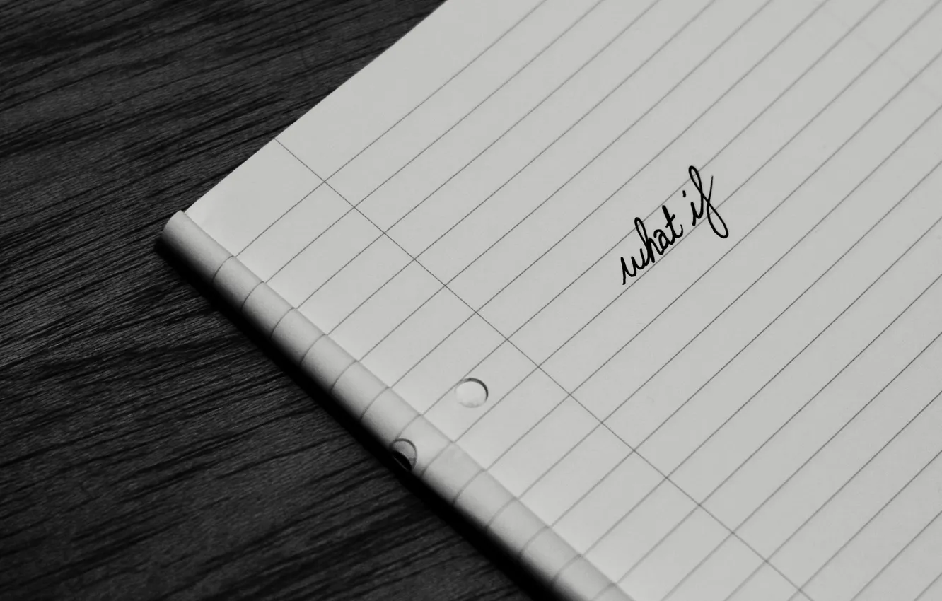 Photo wallpaper text, the inscription, leaf, What If