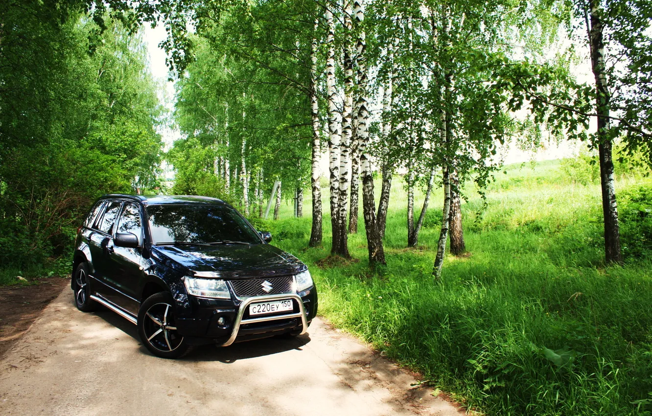 Photo wallpaper machine, beautiful, Grand Vitara