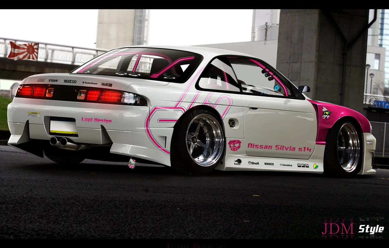 Photo wallpaper Silvia, Nissan, S14