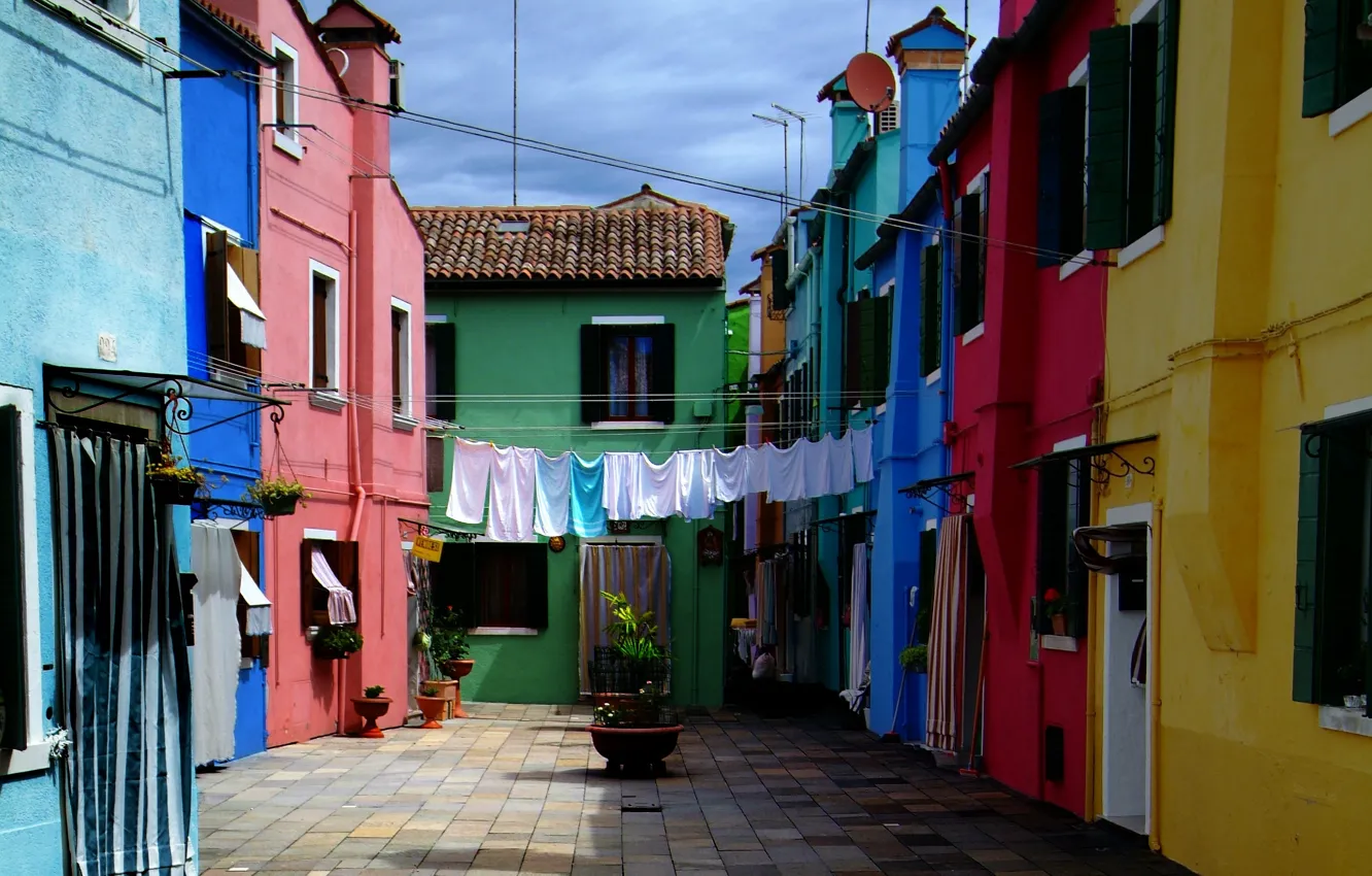 Photo wallpaper home, Italy, Venice, linen, Italy, Venice, Italia, Venice