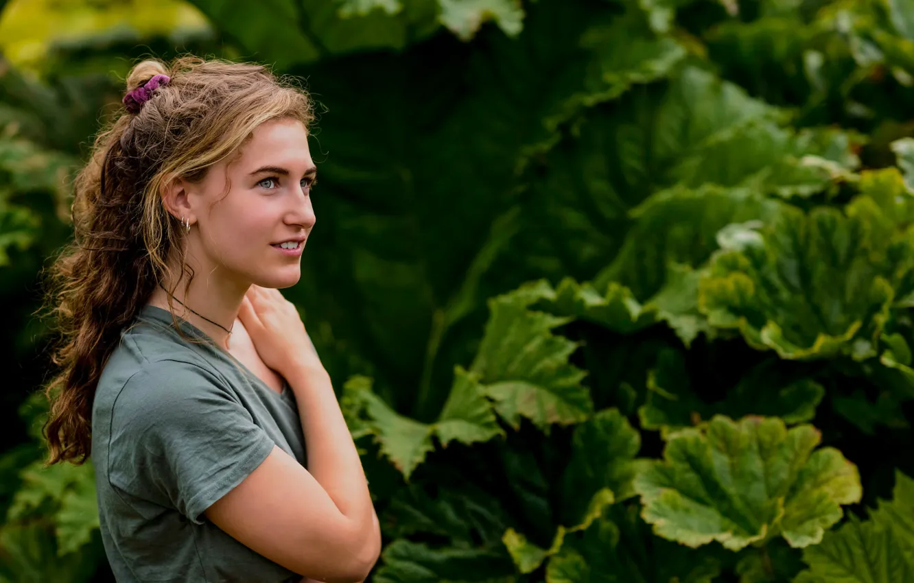 Photo wallpaper smile, portrait, sponge, Julia, Chris Bos