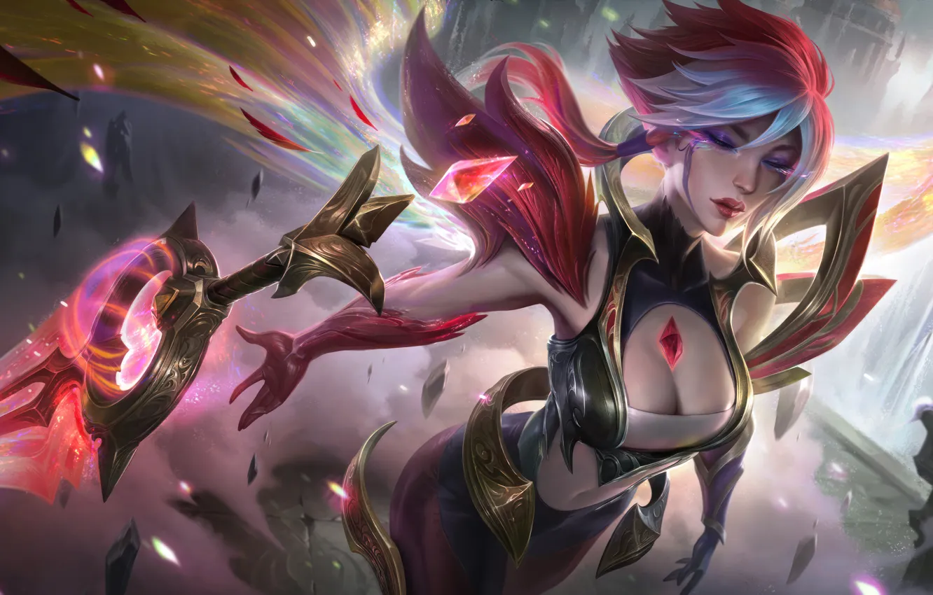 Photo wallpaper Art, League of Legends, Skin, LoL, Riven, Dawn bringer, Dawnbringer Riven