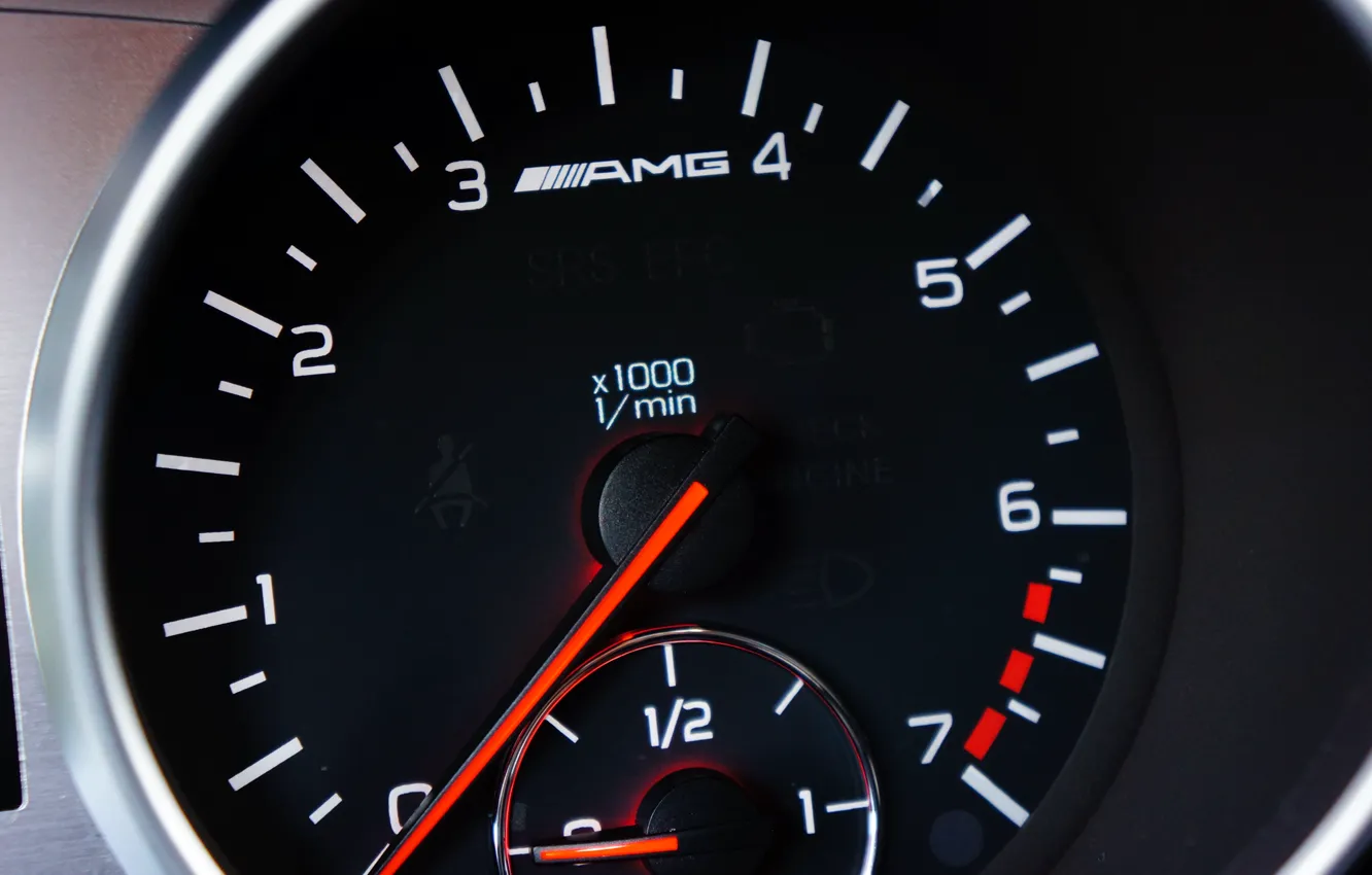 Photo wallpaper tachometer, Mercedes, AMG