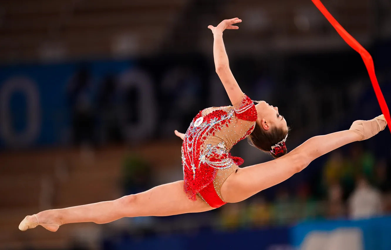 Photo wallpaper Olympic games, Rhythmic gymnastics, Dina Averina