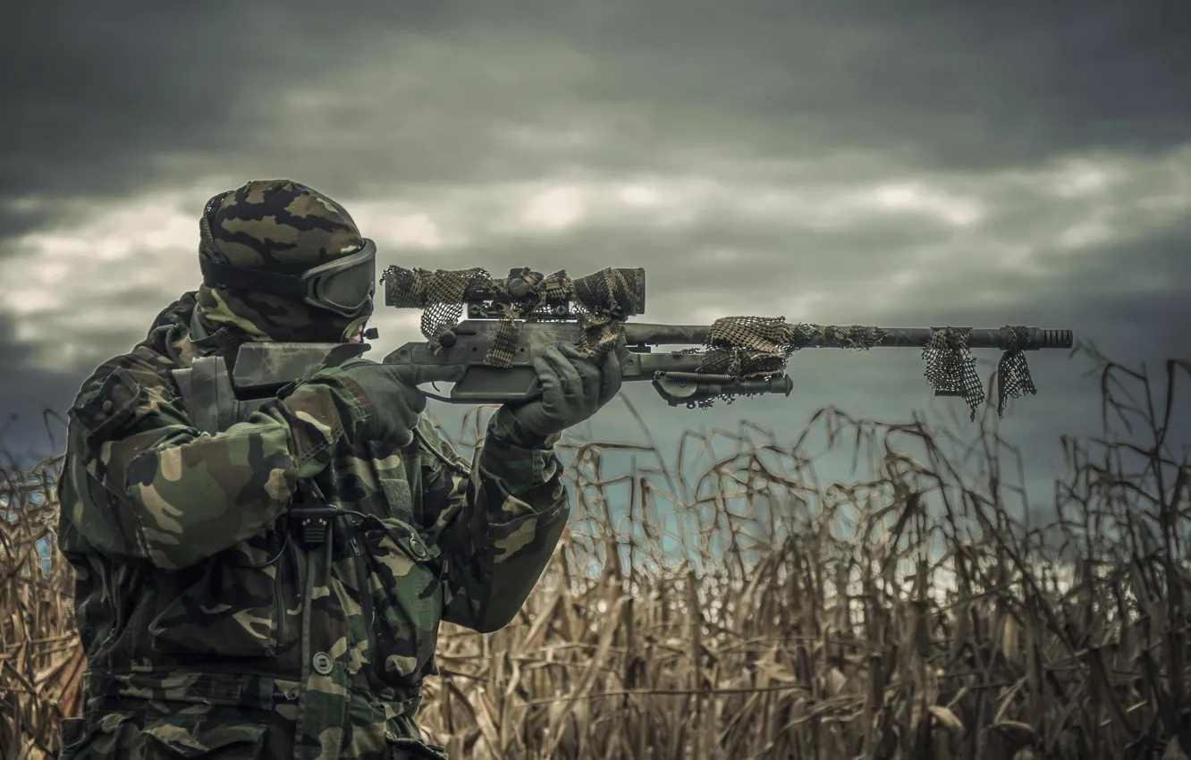 Photo wallpaper green, wallpaper, gun, soldier, military, weapon, power, man