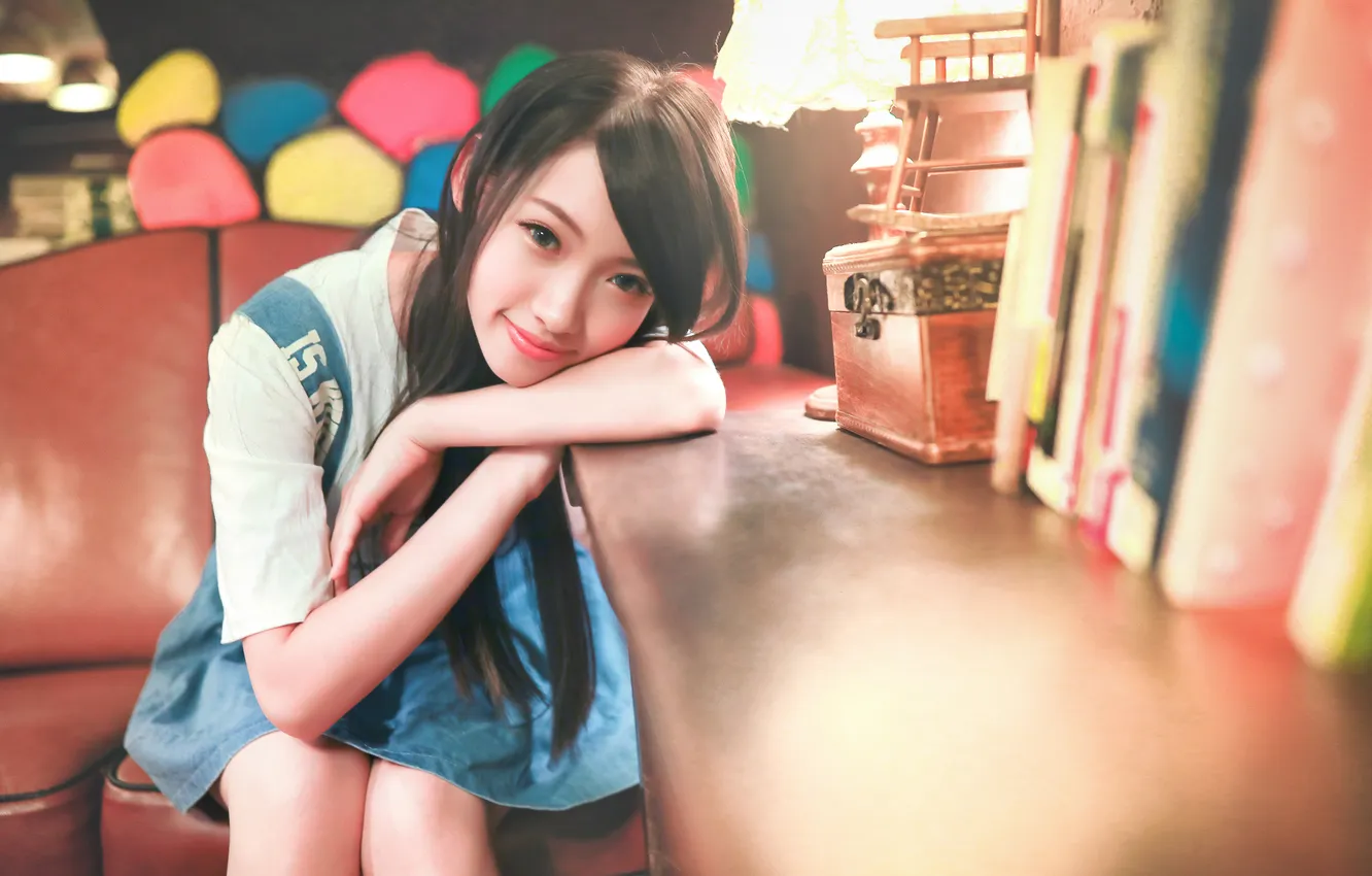 Photo wallpaper girl, asian, sexy