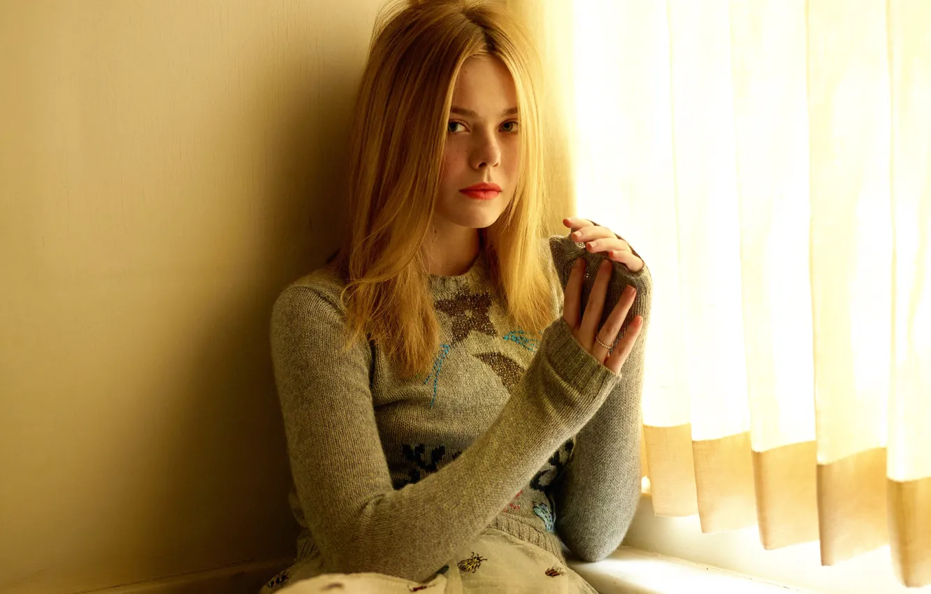 Wallpaper Elle Fanning, El Fanning, at