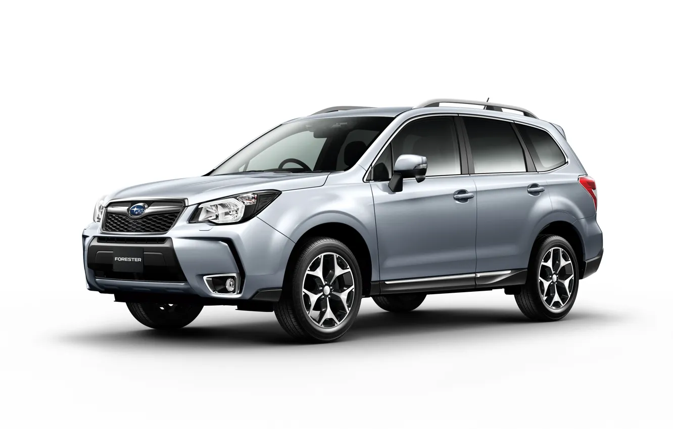 Photo wallpaper Subaru, white background, Subaru, Forester, Forester