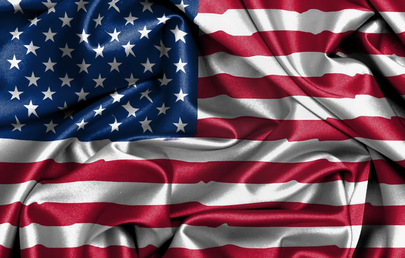 Photo wallpaper red, white, blue, stars, cloth, USA flag