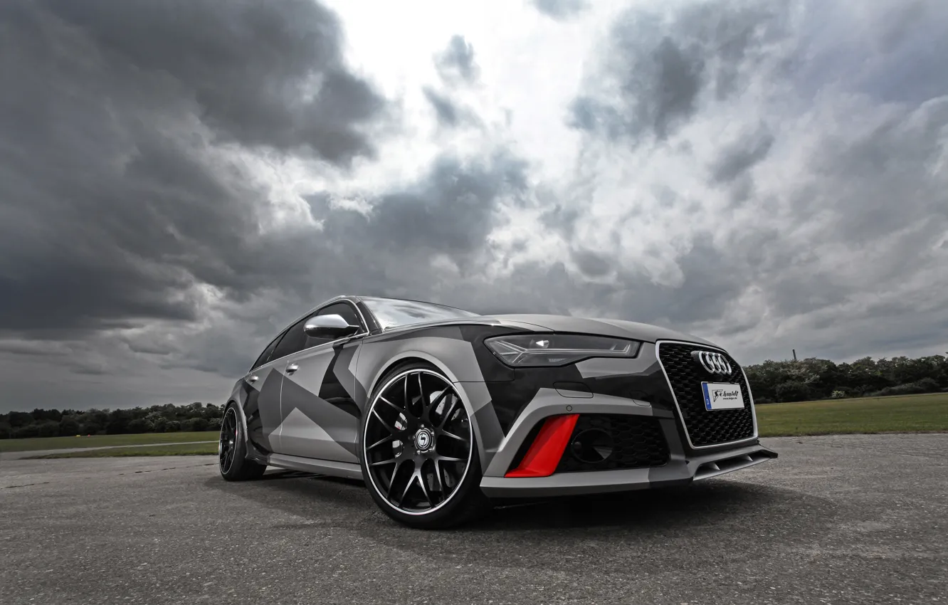 Photo wallpaper Audi, Audi, Before, 2015, RS 6, Schmidt Revolution