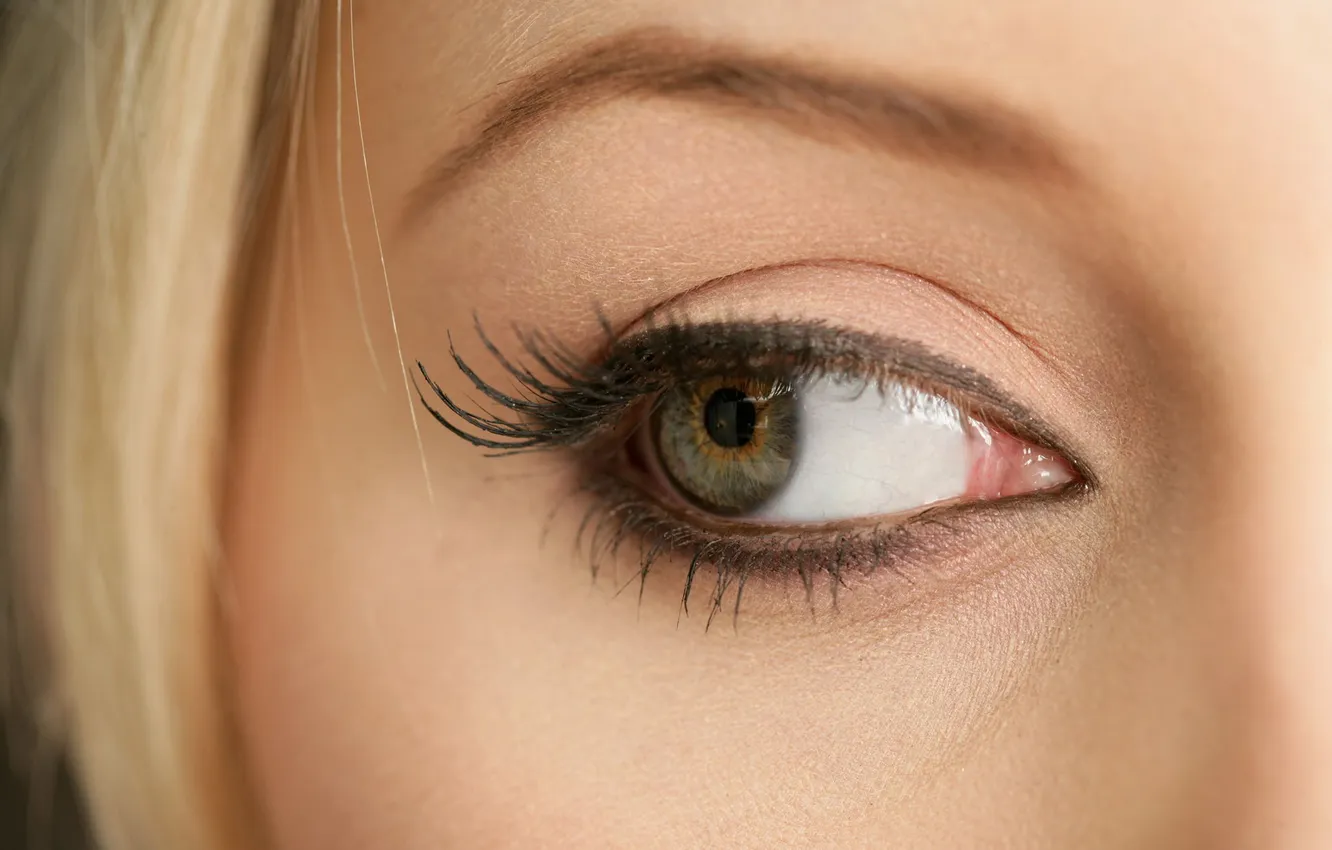 Photo wallpaper One, eyes, blonde