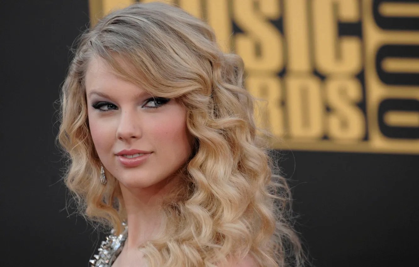 Photo wallpaper look, blonde, Taylor Swift