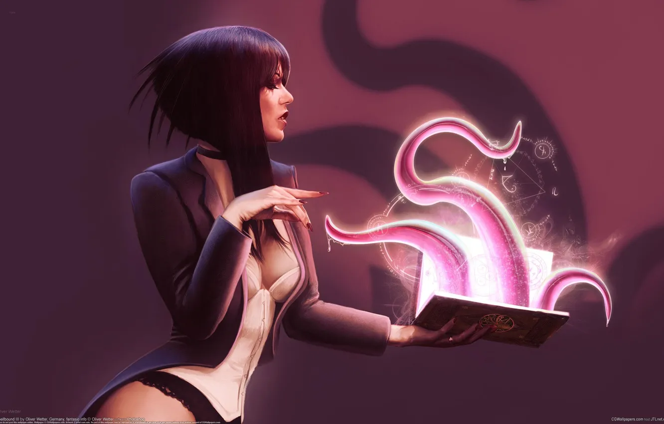 Photo wallpaper magic, book, Zatanna, Zatanna