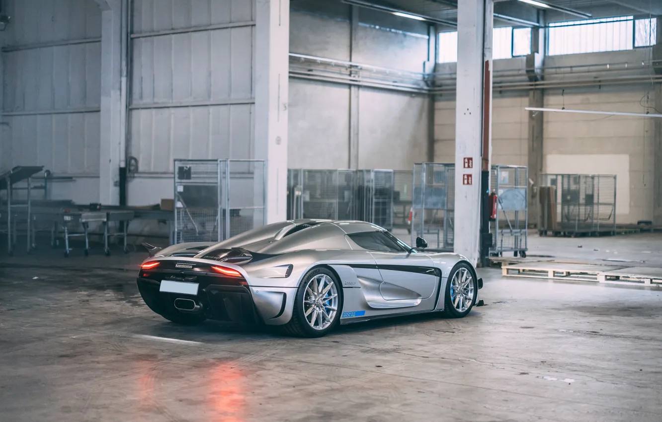 Photo wallpaper Koenigsegg, rear view, Regera, Koenigsegg Regera