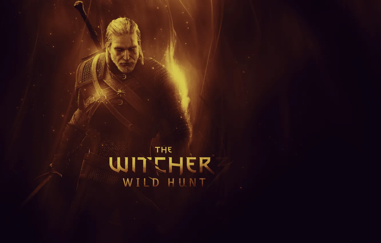 Photo wallpaper The Witcher 3, The Witcher 3, Wild Hunt, The wild hunt, Geralt of Rivia