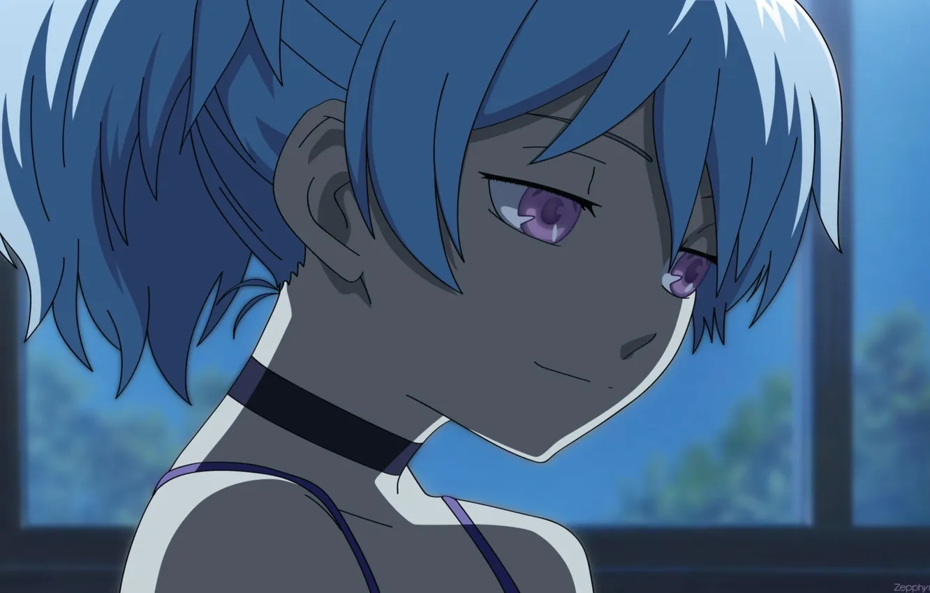 Photo wallpaper night, girl, Yin, darker than black, Yin