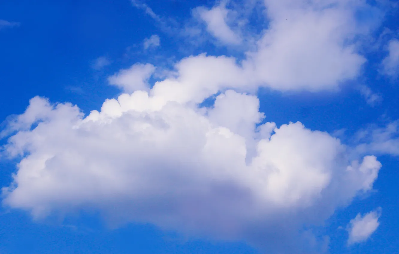Photo wallpaper sky, blue, cloud