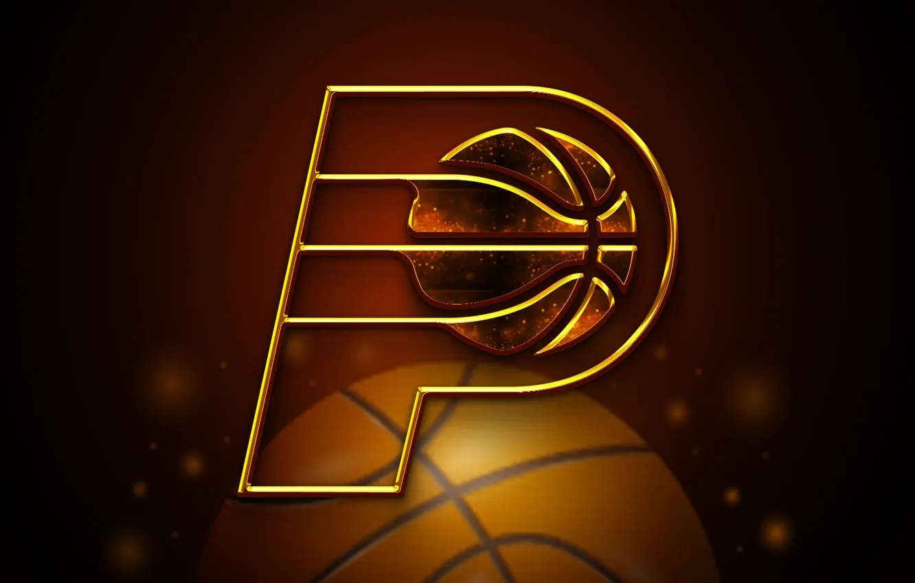 Photo wallpaper logo, basketball, NBA, Indiana Pacers, Pacers, Indiana