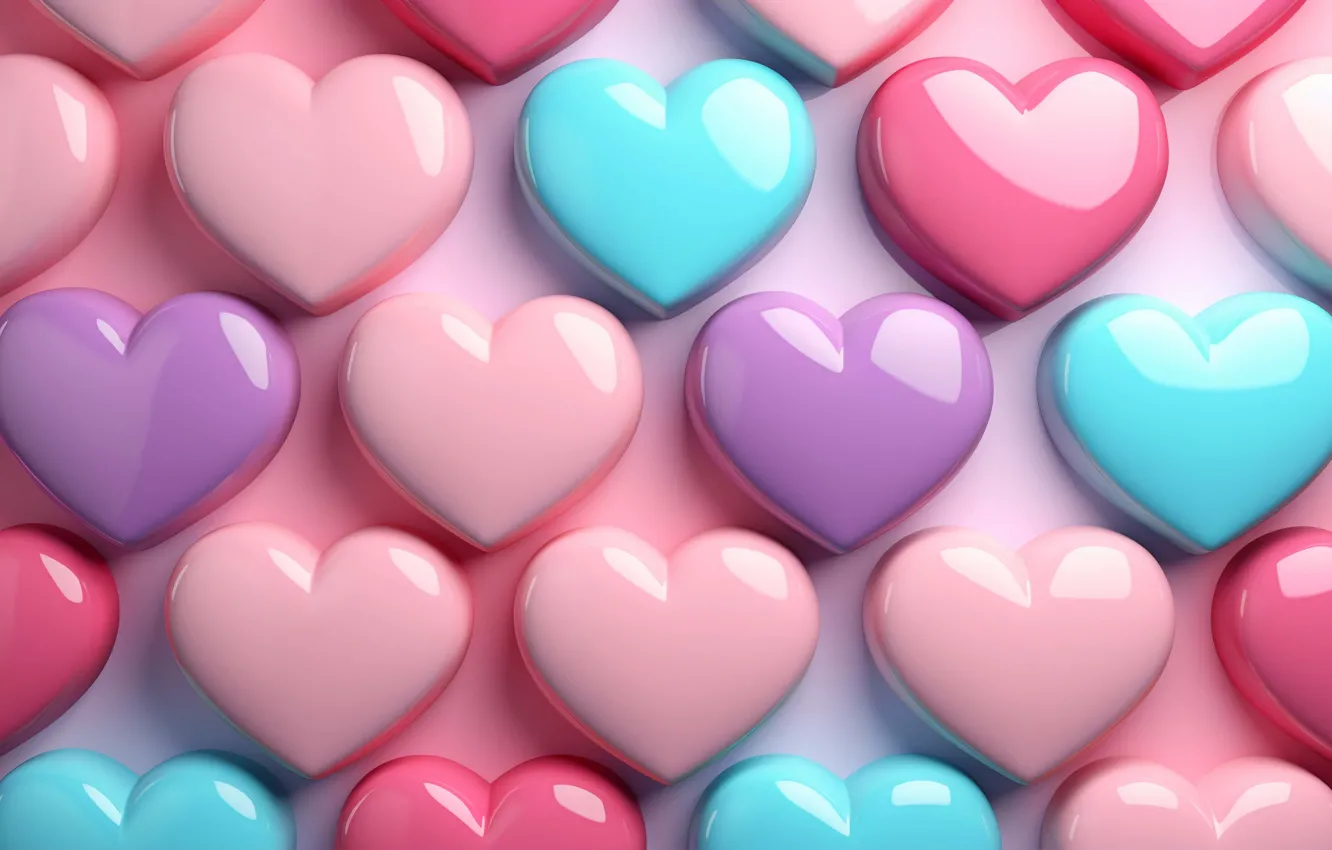 Photo wallpaper love, holiday, heart, hearts, Valentine's day, Valentine's day, festive background