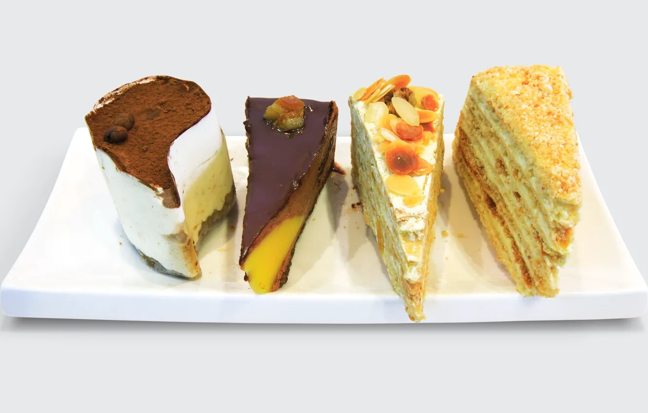 Photo wallpaper pie, cake, tiramisu, Napoleon