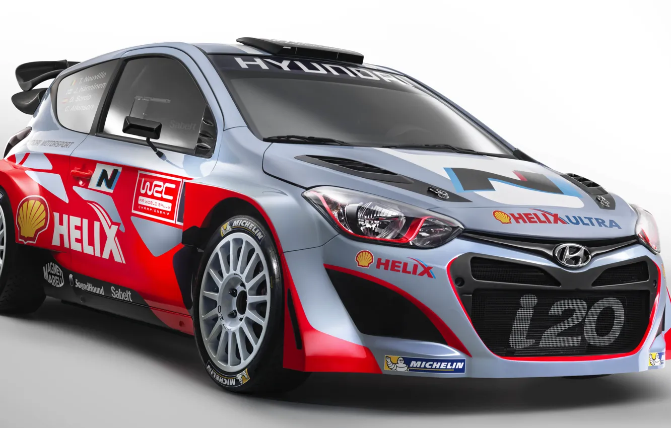 Photo wallpaper Hyundai, WRC, Rally, Rally, i20, Hyundai