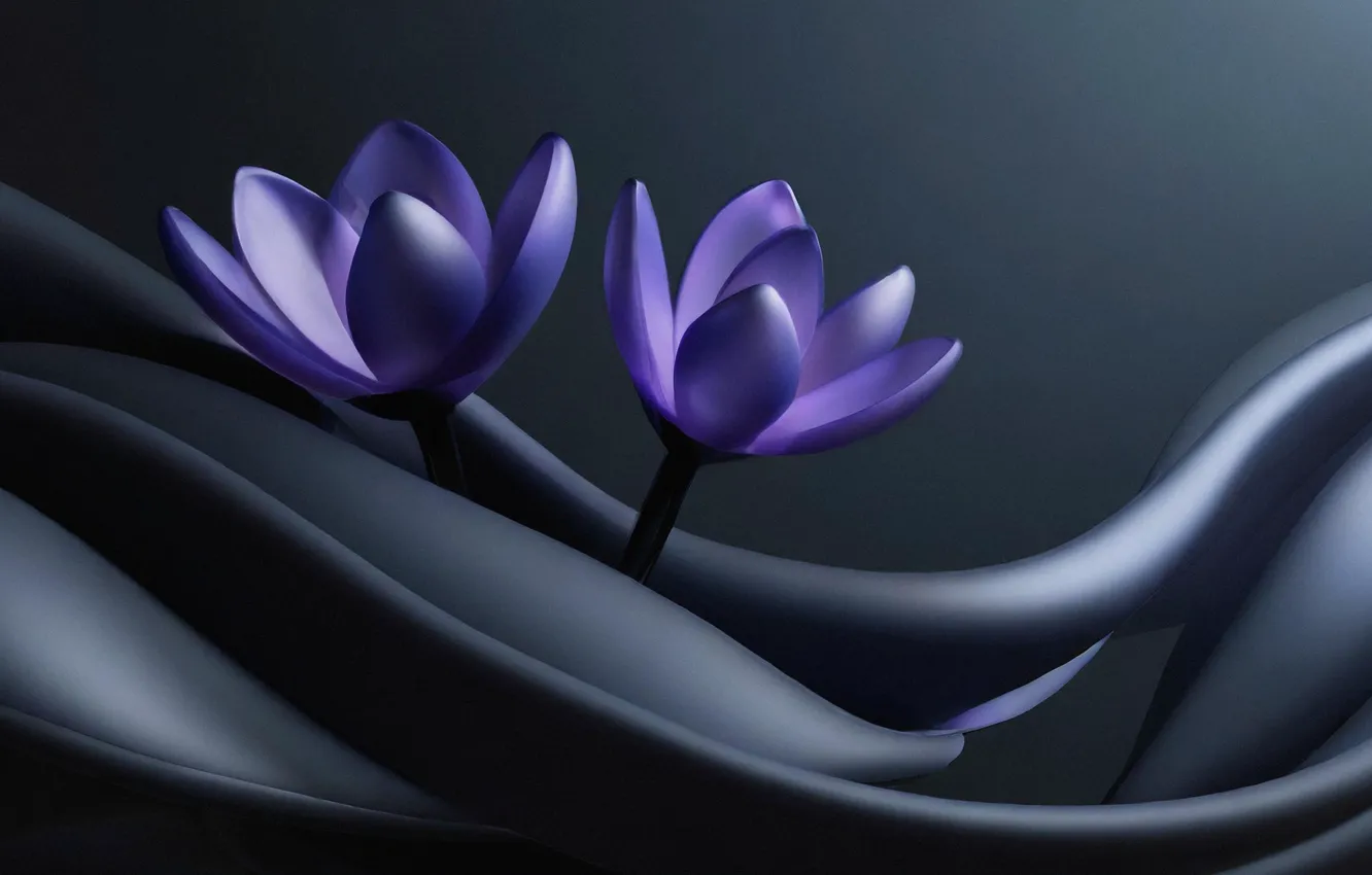 Photo wallpaper abstract, digital art, artwork, gradient, Blender, illustration, CGI, dark background