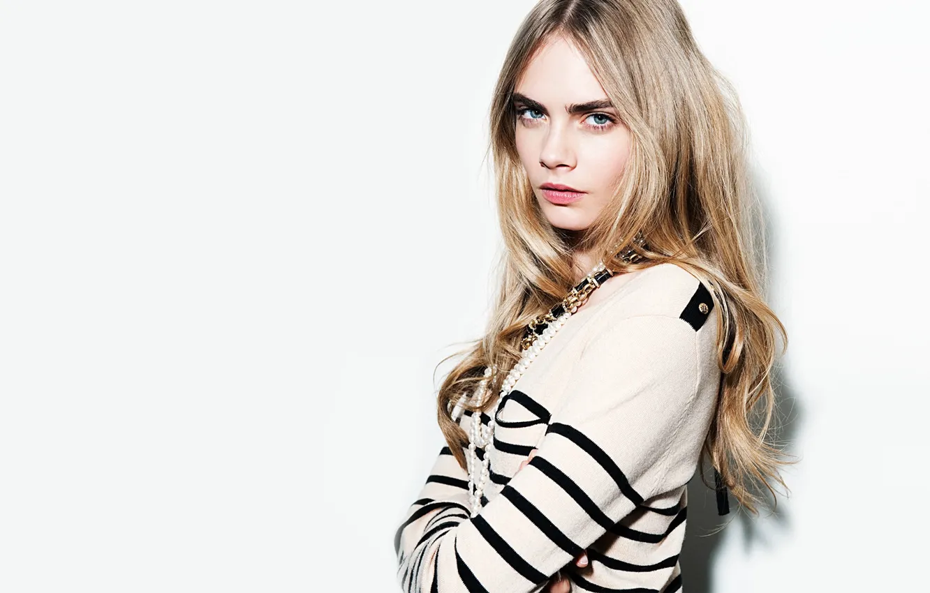 Photo wallpaper look, decoration, pose, model, actress, hair, Cara Delevingne, Cara Delevingne