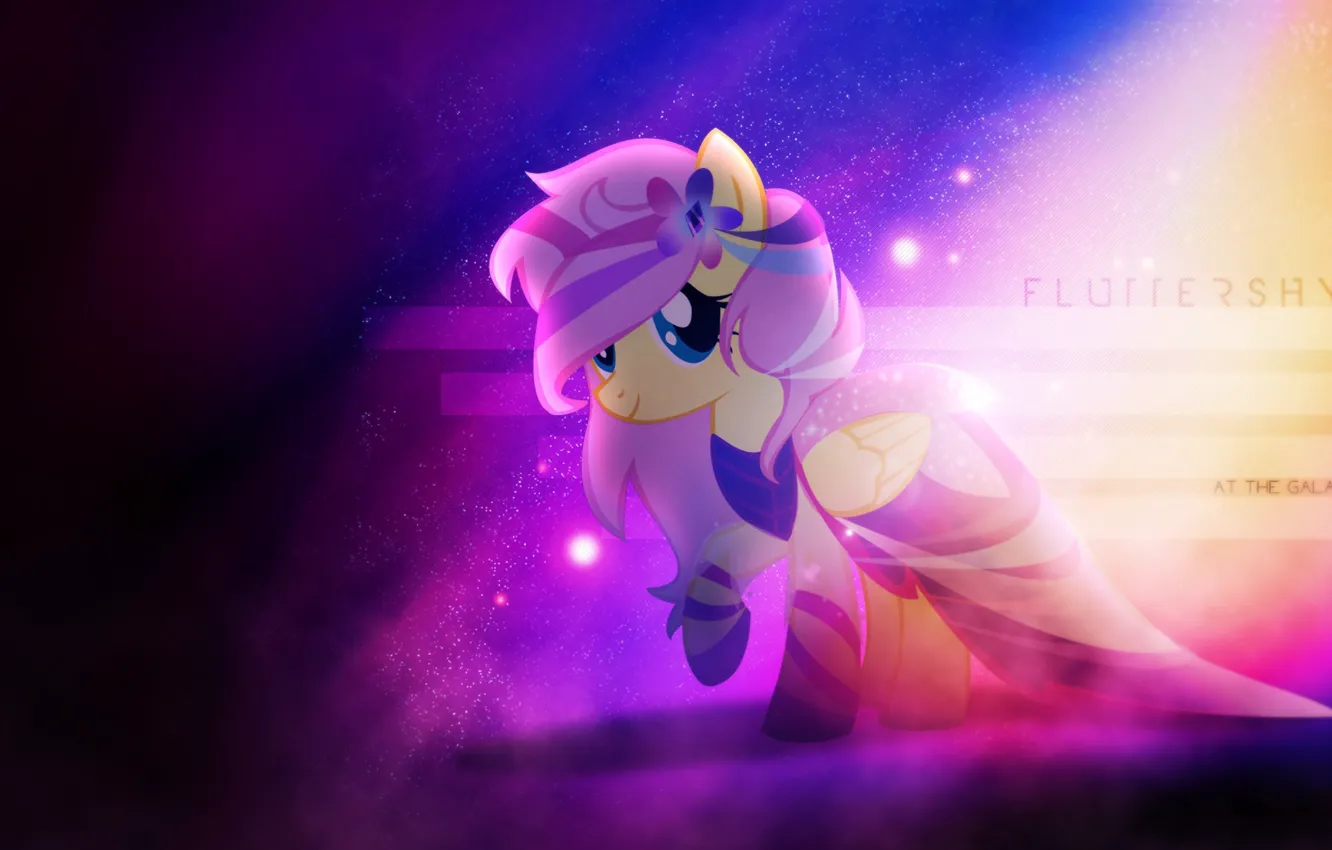 Photo wallpaper dress, little, My Little Pony, Fluttershy, pony, mlp, gala