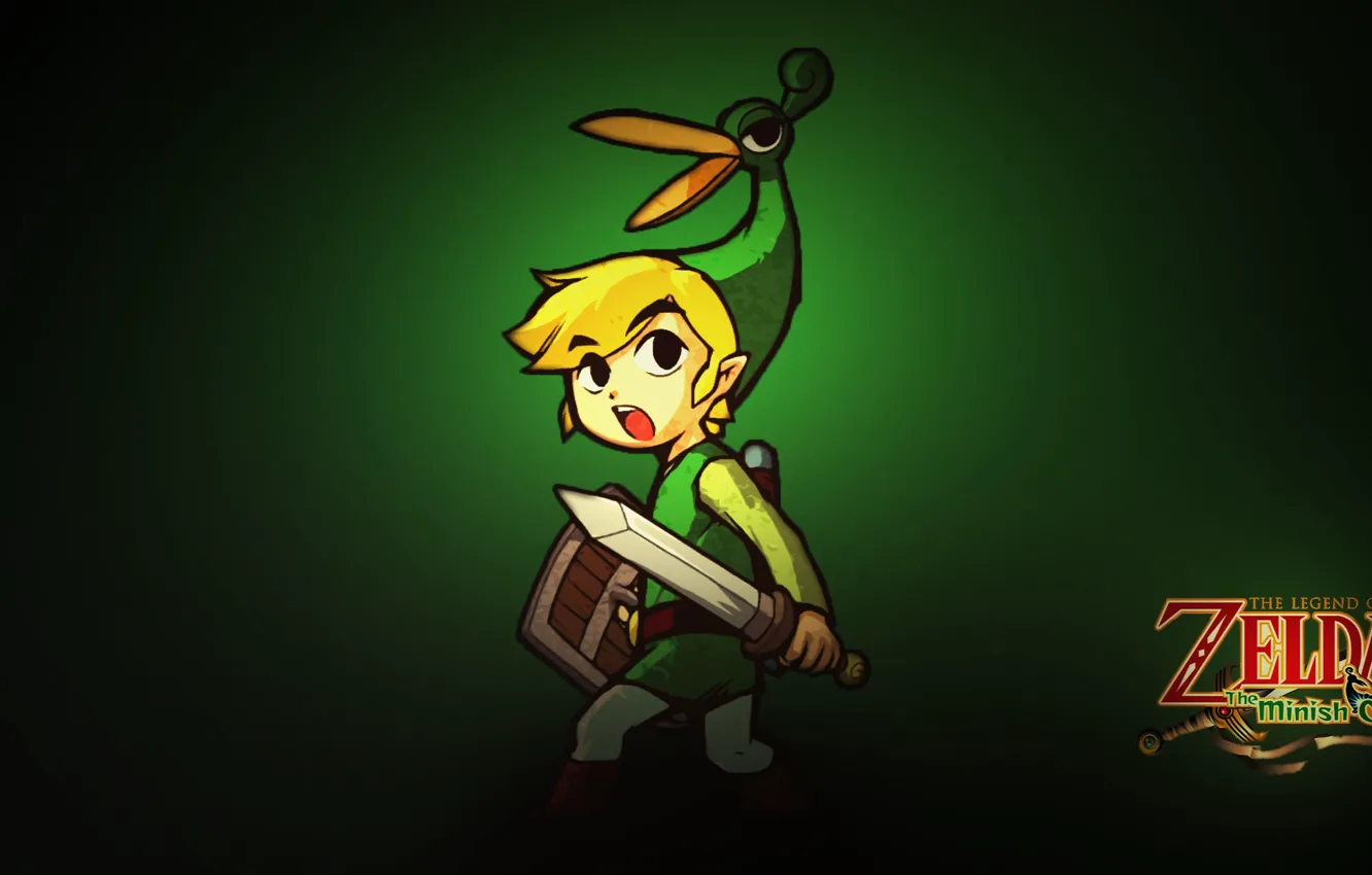Photo wallpaper hat, surprise, beak, sword, cap, zelda, shield, The Legend of Zelda
