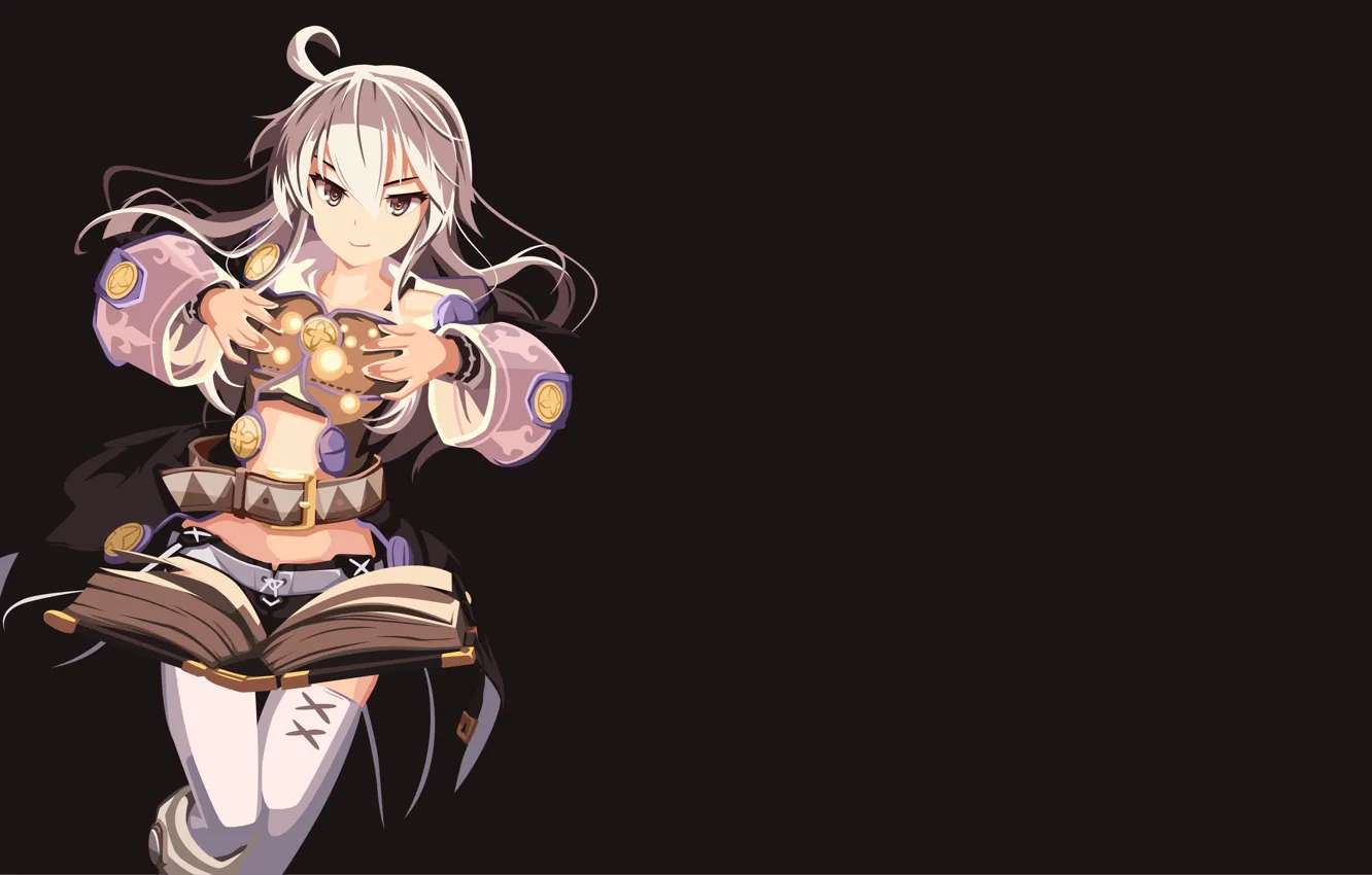 Photo wallpaper anime, pretty, manga, japanese, bishojo, seifuku, mercenary, novel