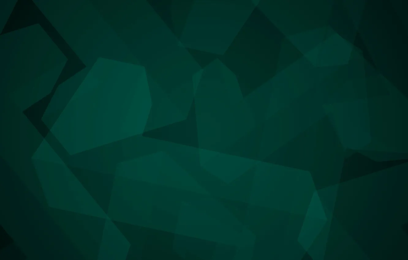 Photo wallpaper abstraction, dark green, minimalism, figure, geometry