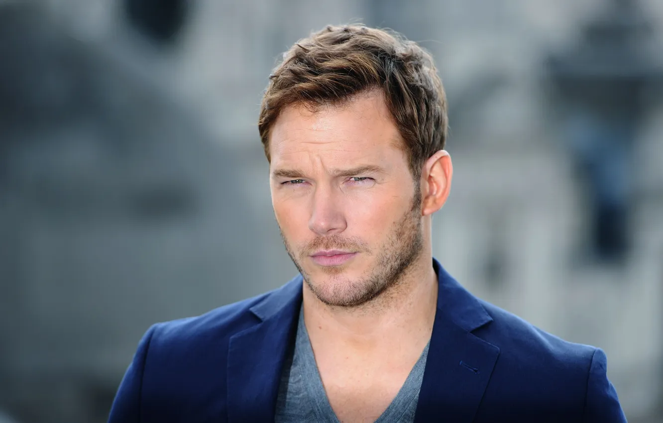 Photo wallpaper portrait, actor, jacket, Chris Pratt, Chris Pratt