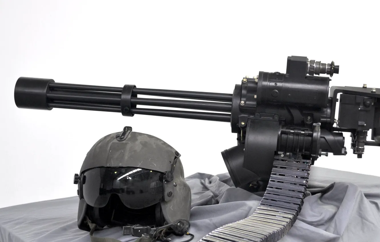 Photo wallpaper gun, weapon, pearls, machine gun, minigun, M134 Minigun, M134