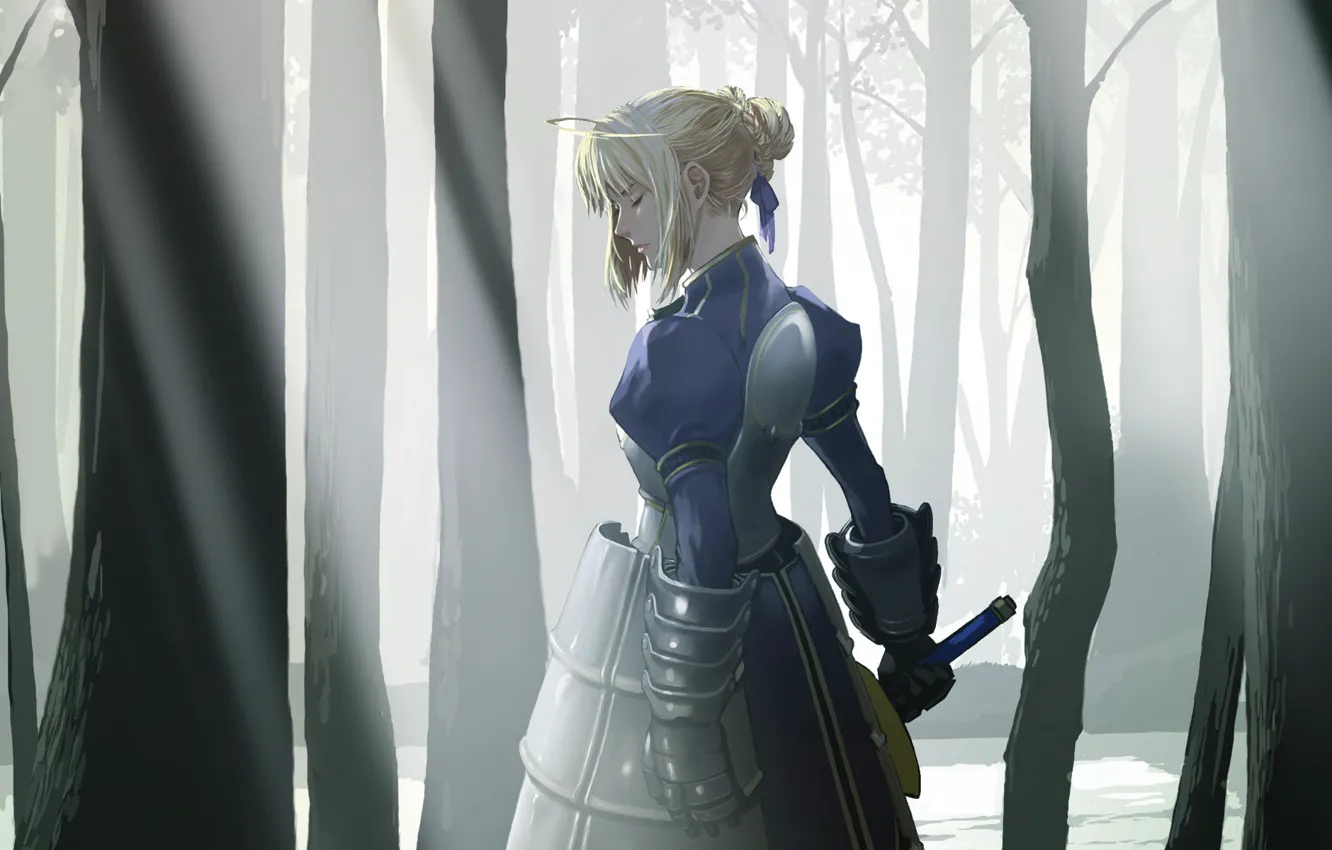 Photo wallpaper Saber, Fate stay night, Saber, Fate stay night