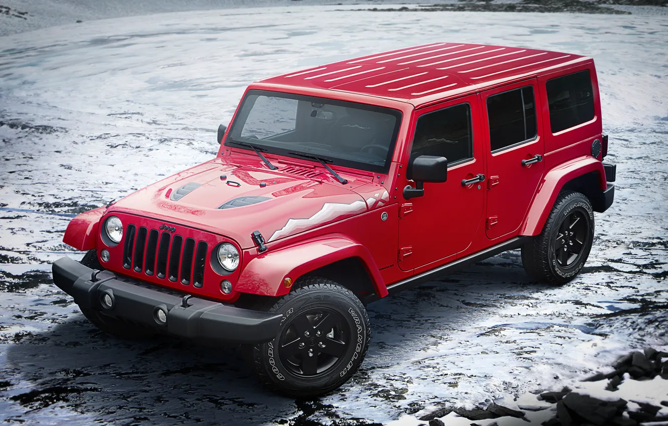 Photo wallpaper jeep, Wrangler, Jeep, Unlimited, 2015, Wrangler