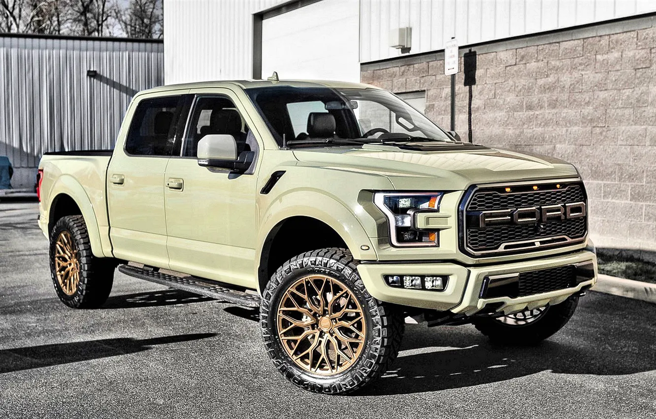 Photo wallpaper Ford, Raptor, F-150, Custom, Tuning Car, Ford F-150 Raptor