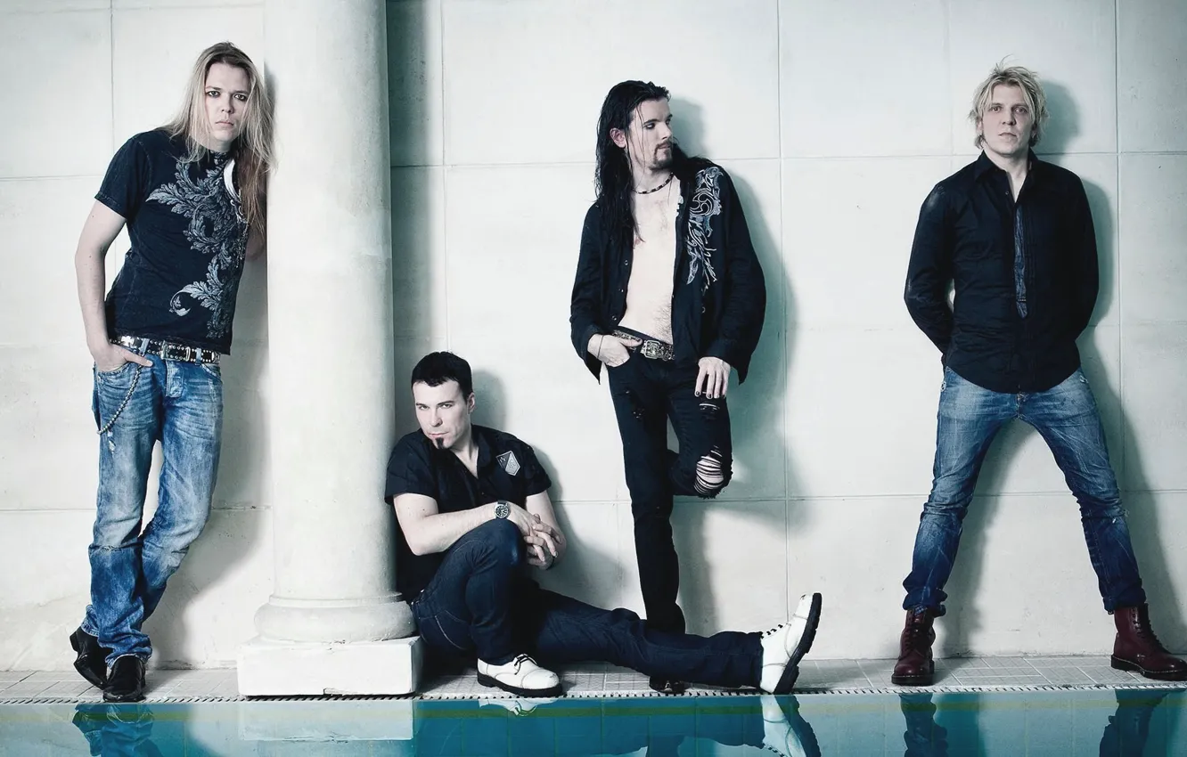 Photo wallpaper Perttu, Kivilaakso, Eicca Toppinen, Paavo Lethinen, Mikko Siren, Apocalyptica, alternative metal, Symphonic Metal, progressive metal