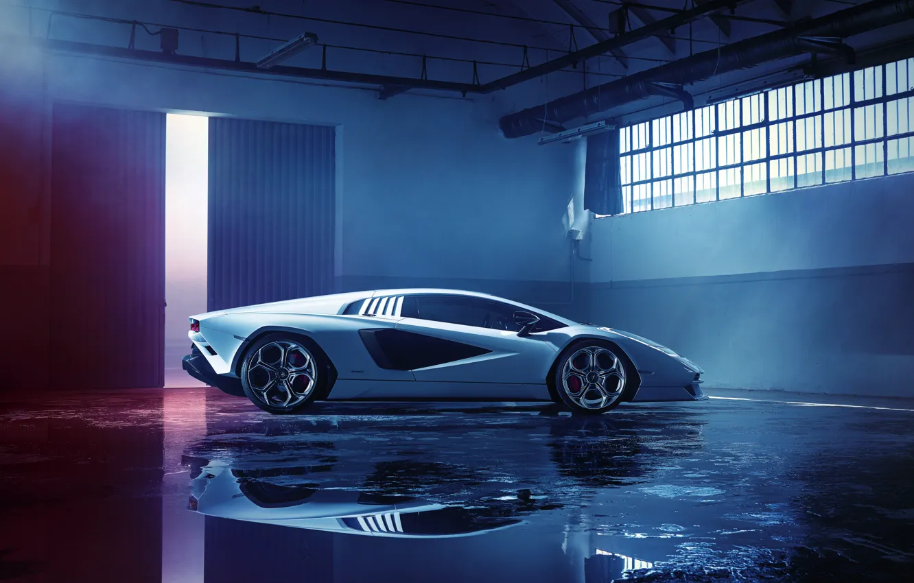 Photo wallpaper supercar, car, Lamborghini Countach LPI 800-4