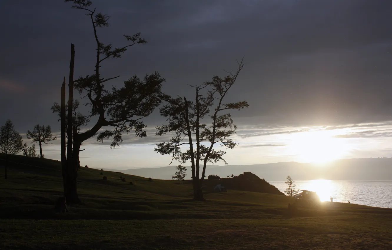 Photo wallpaper nature, lake, Baikal, Olkhon